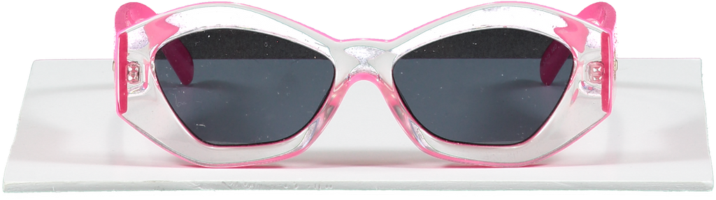 Le Specs Luxe Pink The Ginchiest Sunglasses  in case