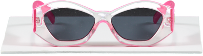 Le Specs Luxe Pink The Ginchiest Sunglasses  in case