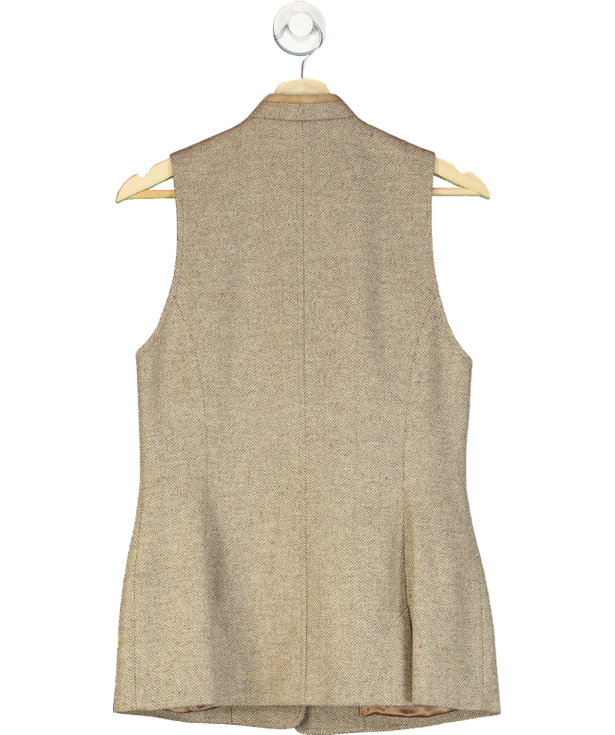 Fairfax & Favor Brown The Madeline Wool Gilet UK 8