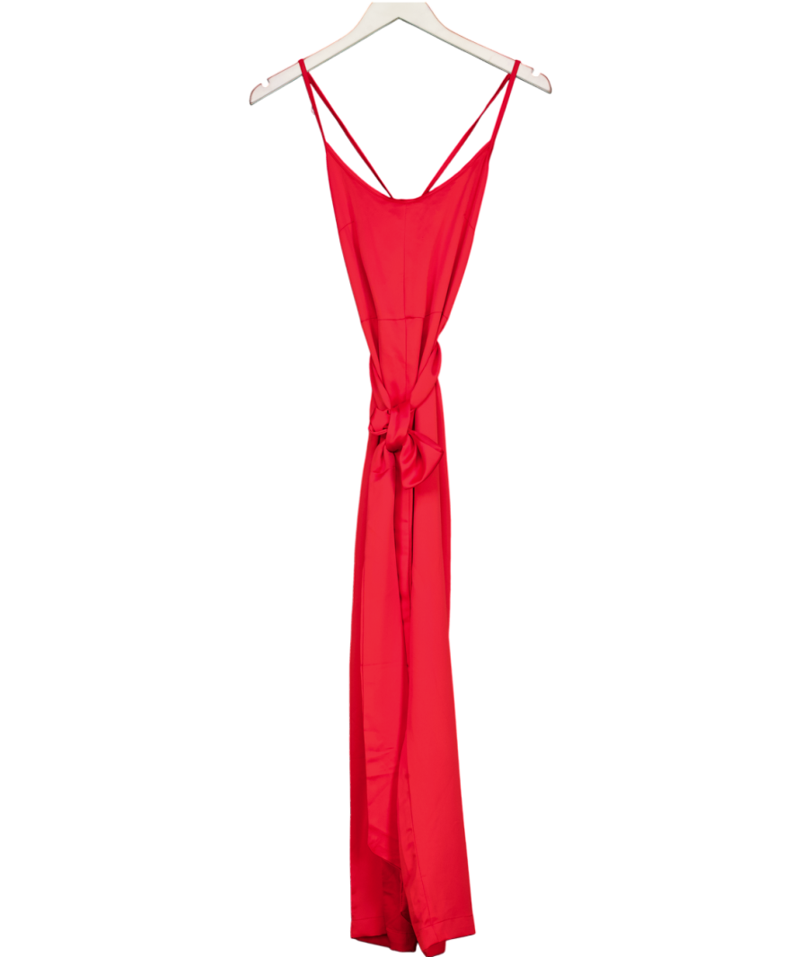 Dancing Leopard Lexi Jumpsuit In Red UK 6