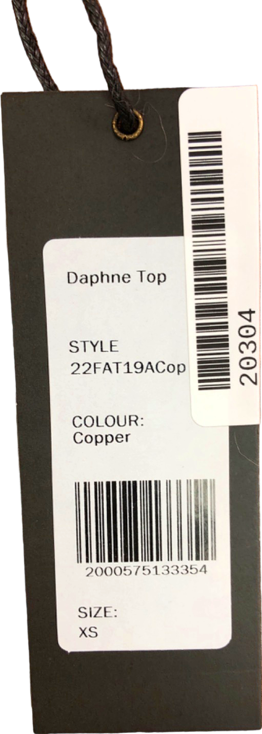 Hunter Bell Copper Daphne Top UK XS