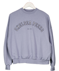 Chelsea Peers Blue Varsity Logo Pure Organic Cotton Sweatshirt, UK XS