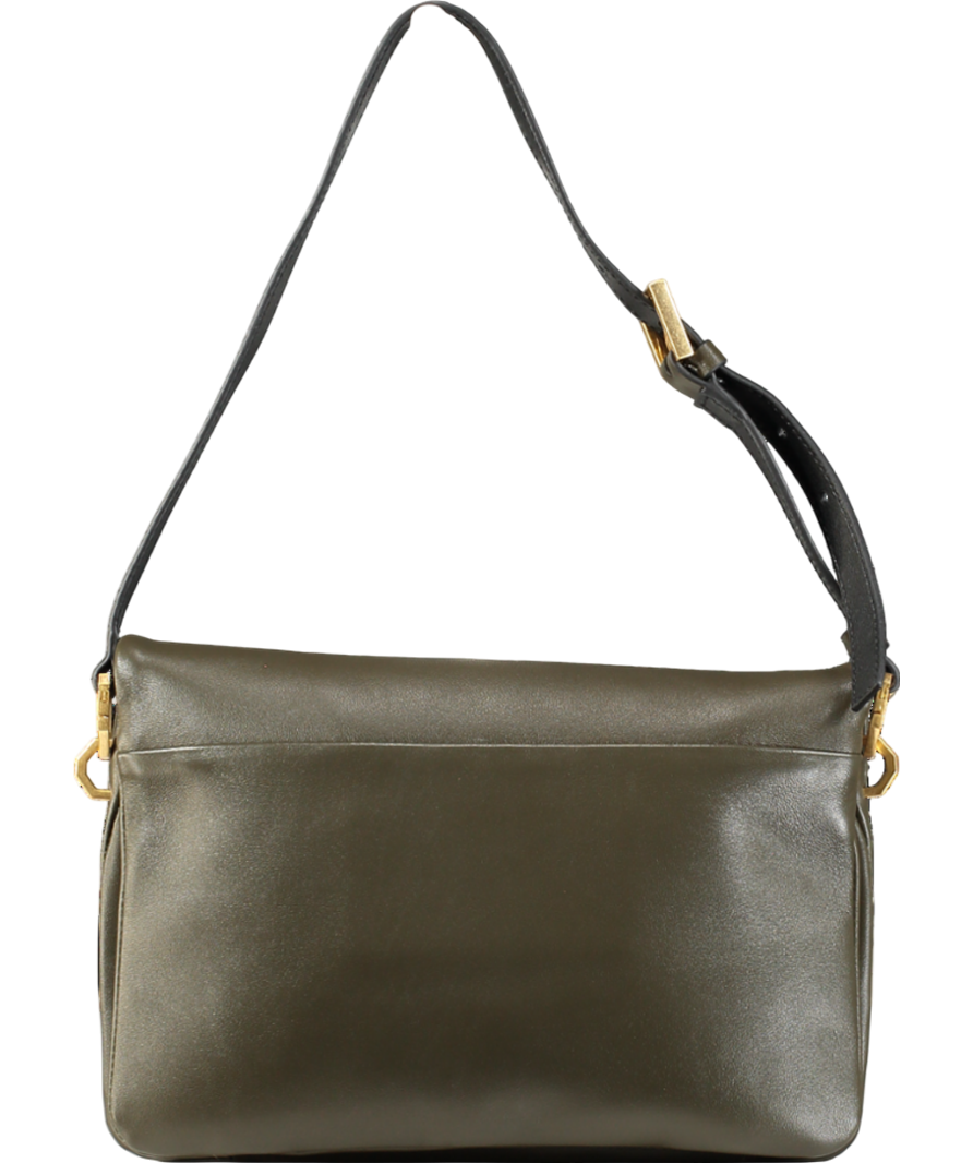 AllSaints Dark Green  Leather Shoulder Bag