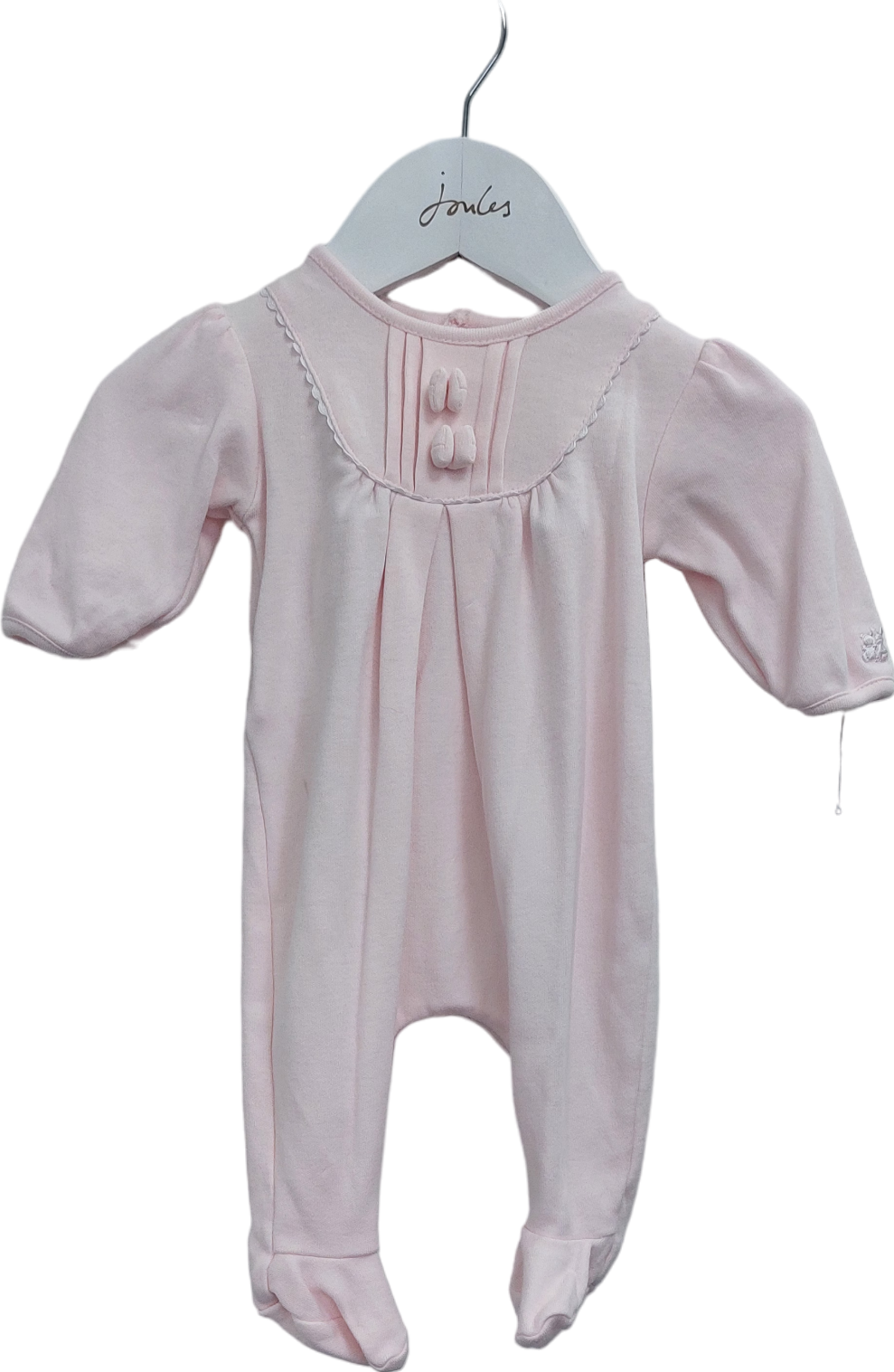 emilie et rose Pink Bow Baby Grow Newborn