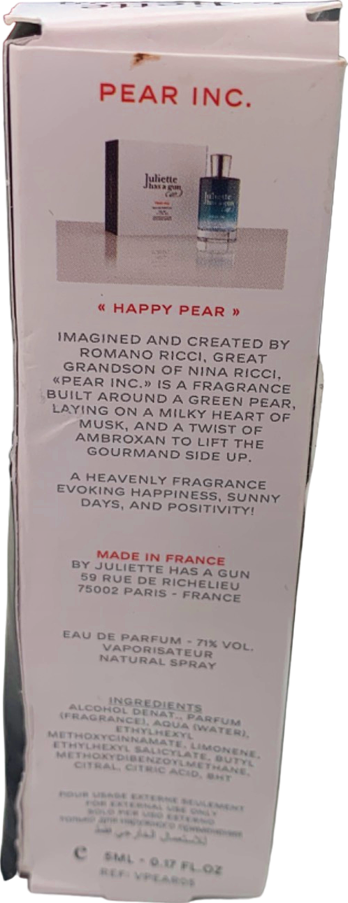 Juliette Has a Gun Pear Inc. Eau de Parfum 5ml