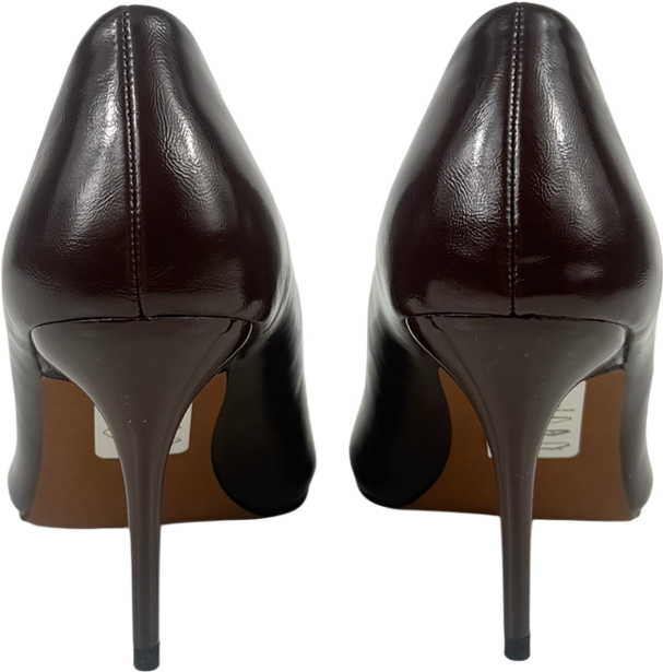 ASOS Brown Phillipa Square Toe High Heeled Court Shoes In Chocolate UK 7 EU 40