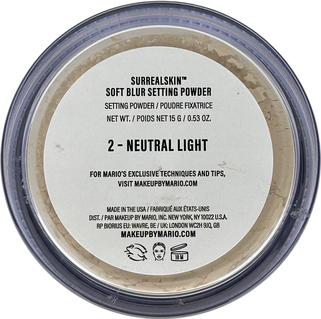 By Mario Surrealskin Soft Blur Setting Powder 2-neutral Light 15g