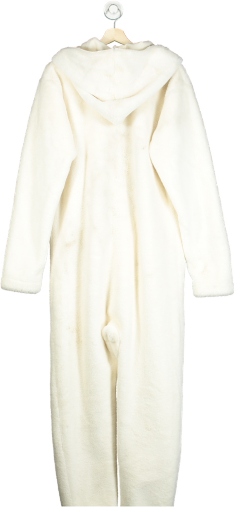 OnePiece Off White The Fluff Supersoft Jumpsuit Onesie UK M