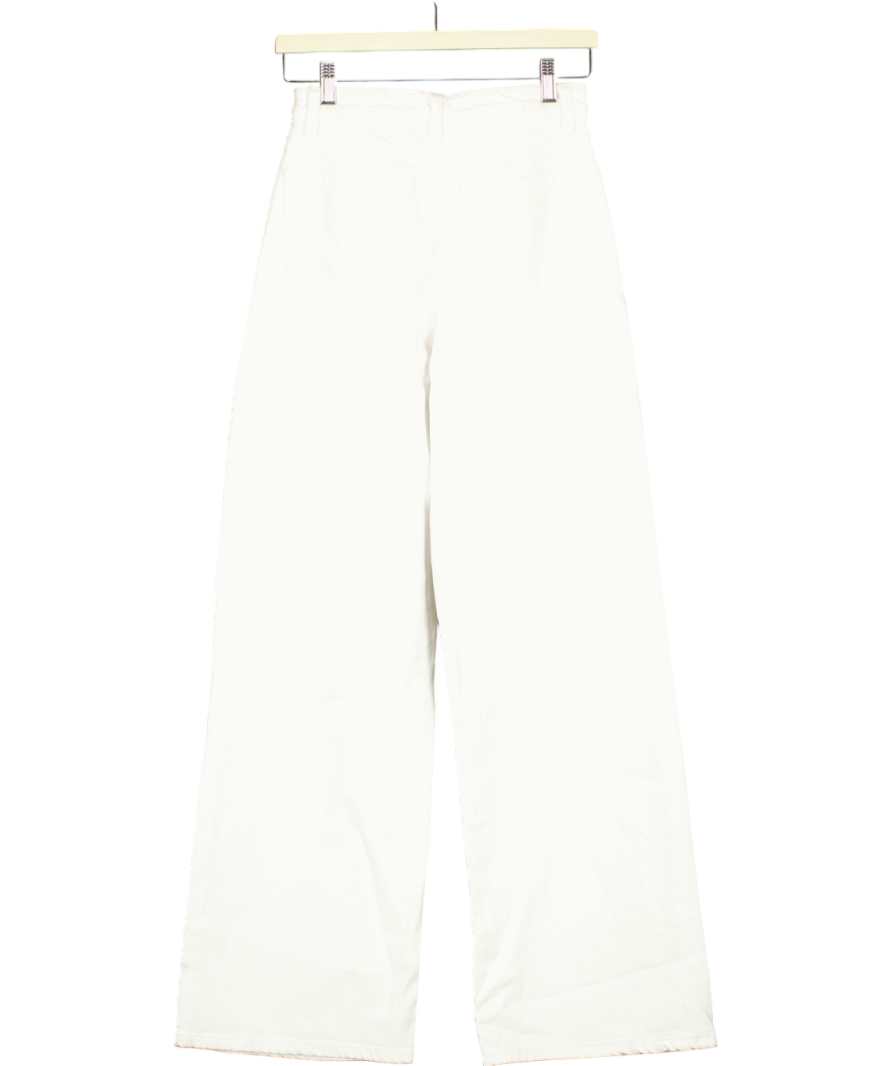 Hiccup White Straight Leg Jeans W26