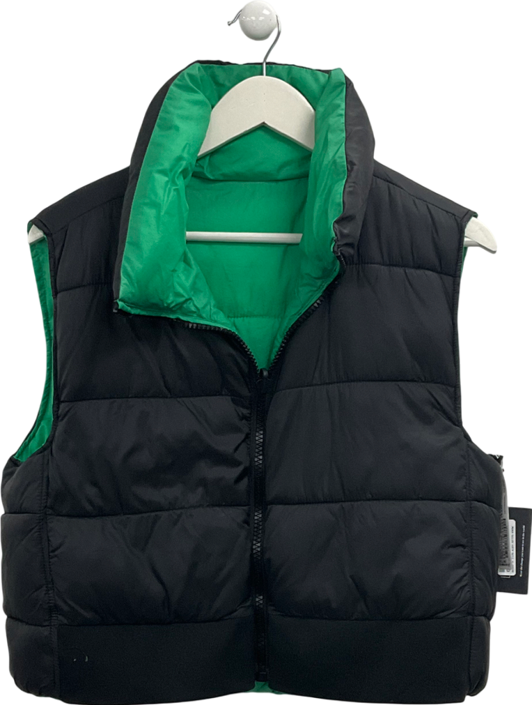 ZARA Black And Green Gilet UK M/L
