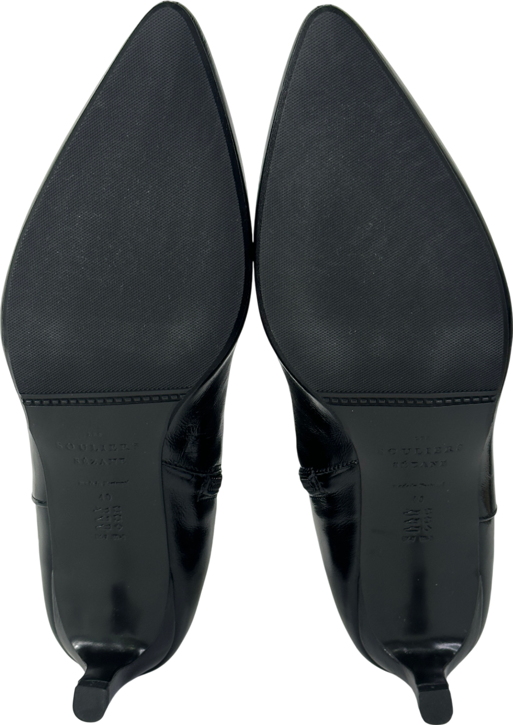 Sezane Black Garance Ankle Boots UK 7 EU 40 👠