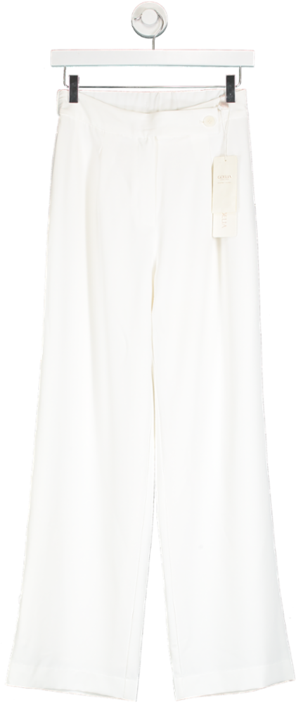 Goelia White Leisure Pants UK 6