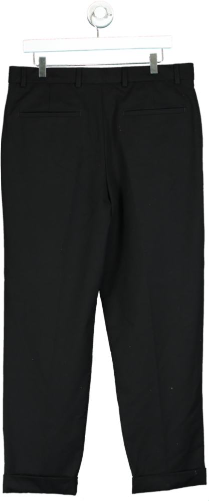 River Island Black Tailored Trousers W34 Regular