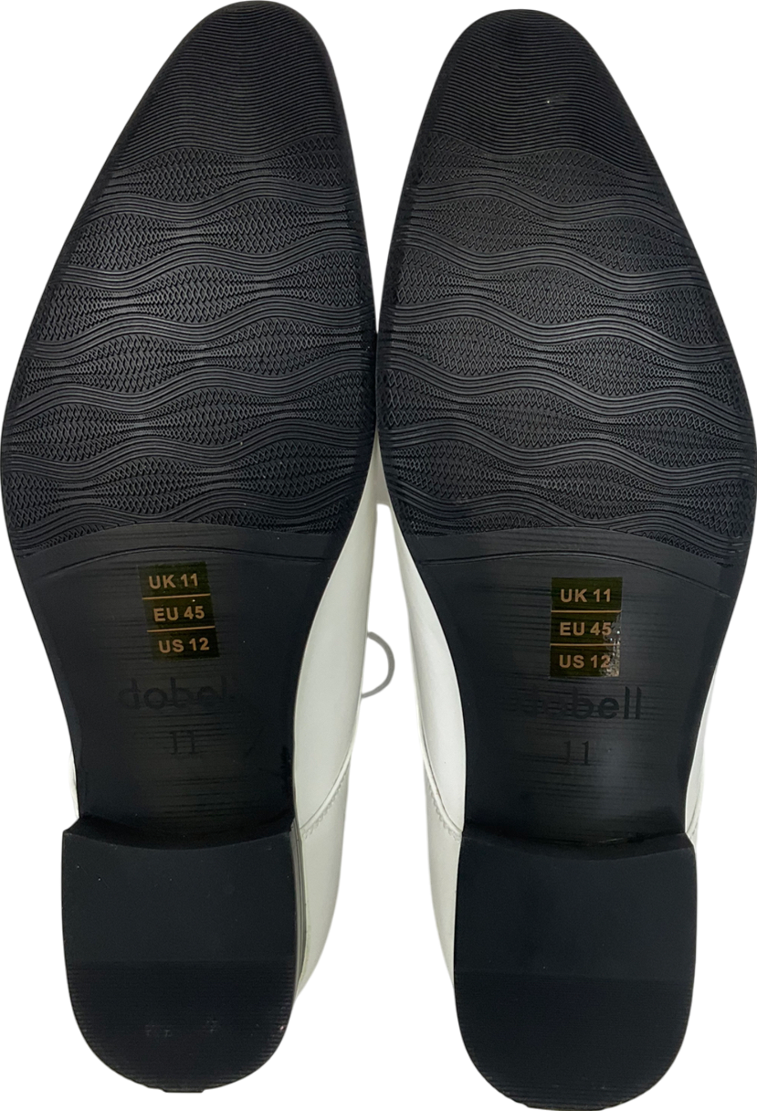Dobell White Patent Dress Shoes UK 11 EU 45 👞