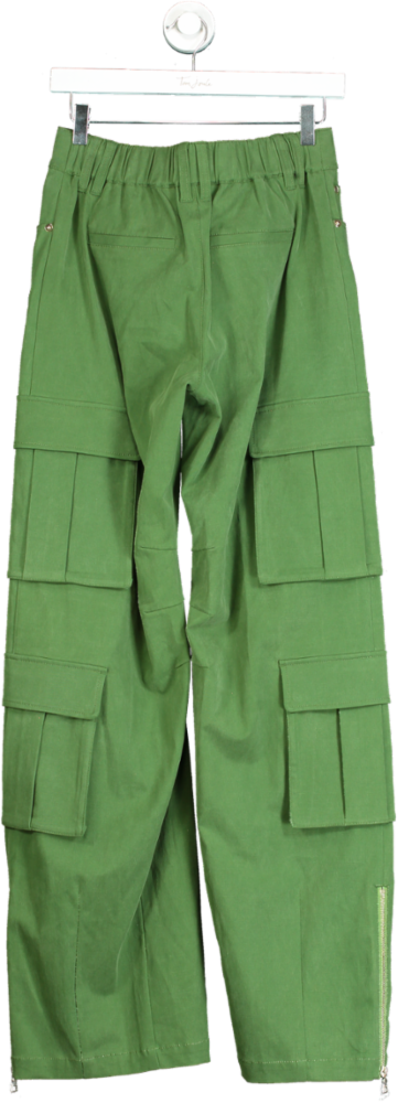 Alice + Olivia Green Cargo Trousers UK M