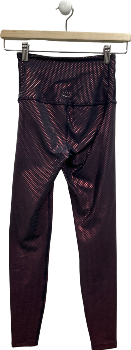 Beyond Yoga Blue Foil Spotted High Waist Legging UK XS