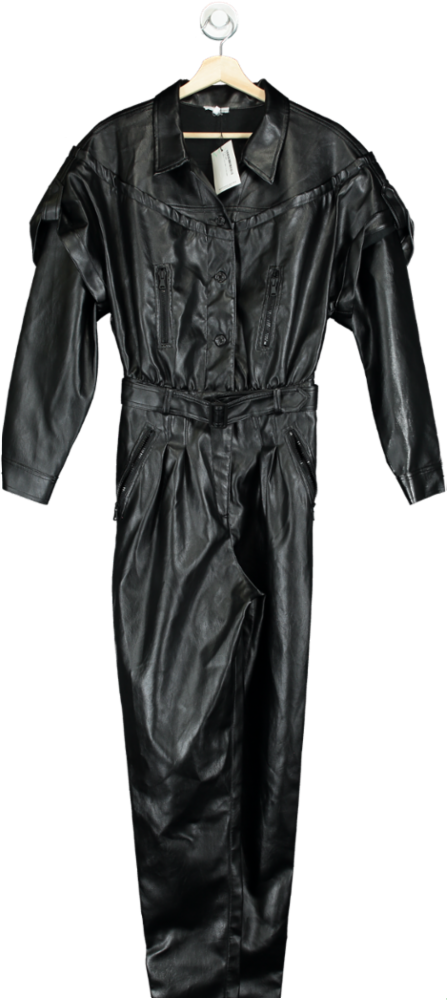 Mistress Rocks Black Relent Jumpsuit UK S