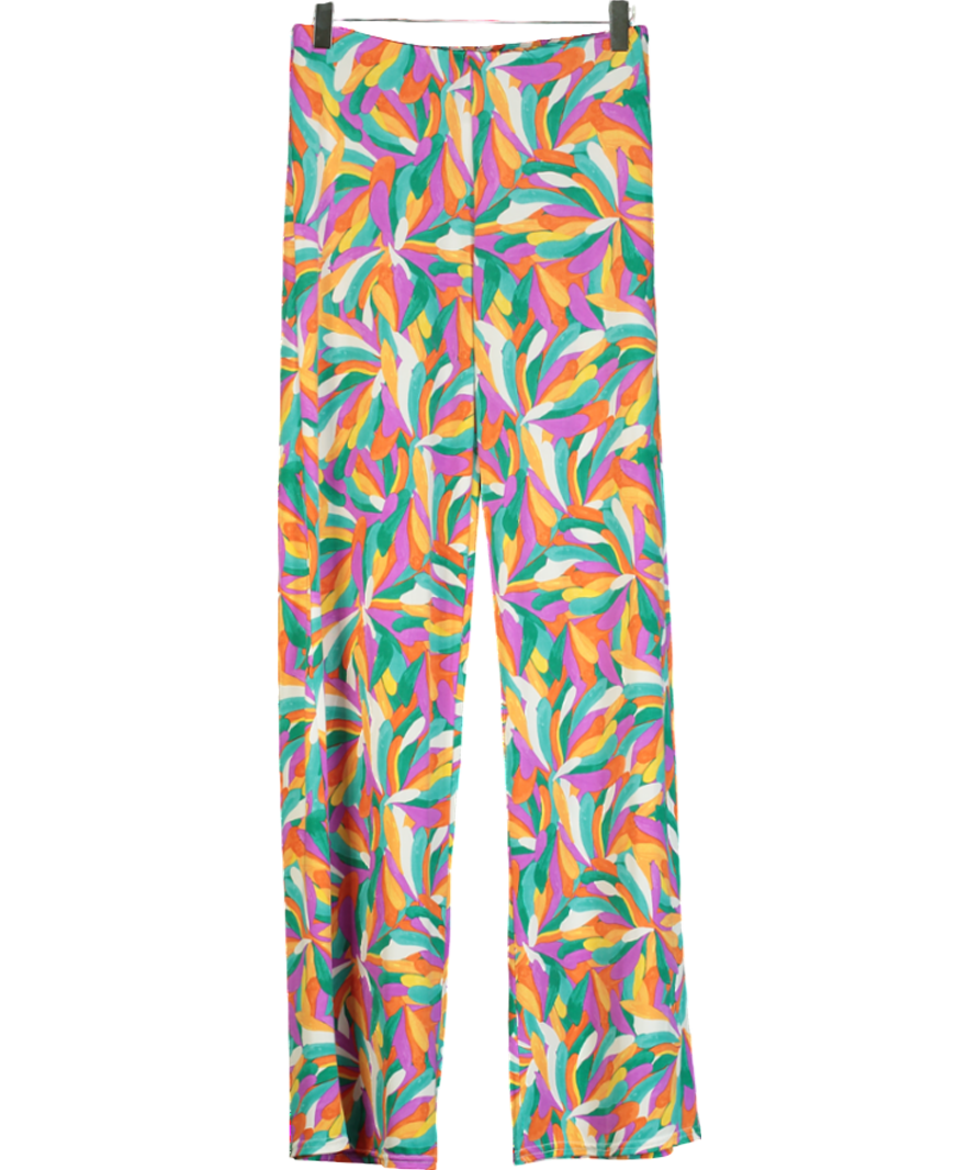 Y London Multicoloured Printed Elasticated Trouser One Size