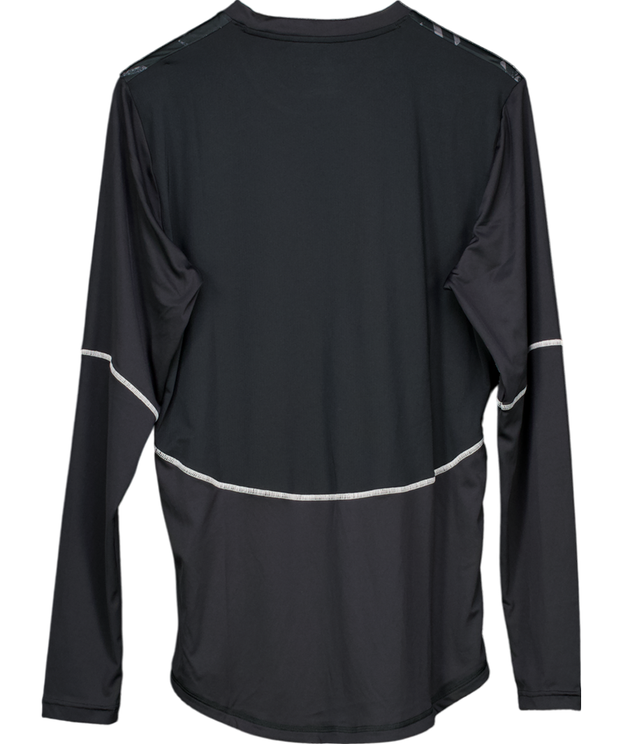 Under Armour Black Men's Heatgear® Fitted Long Sleeve UK M