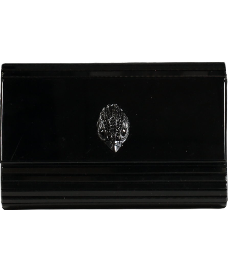 Kurt Geiger Black Drench Party Eagle Clutch Bag