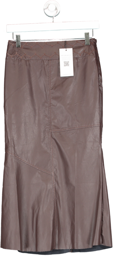 Tiger Mist Brown Hazel Skirt UK XS