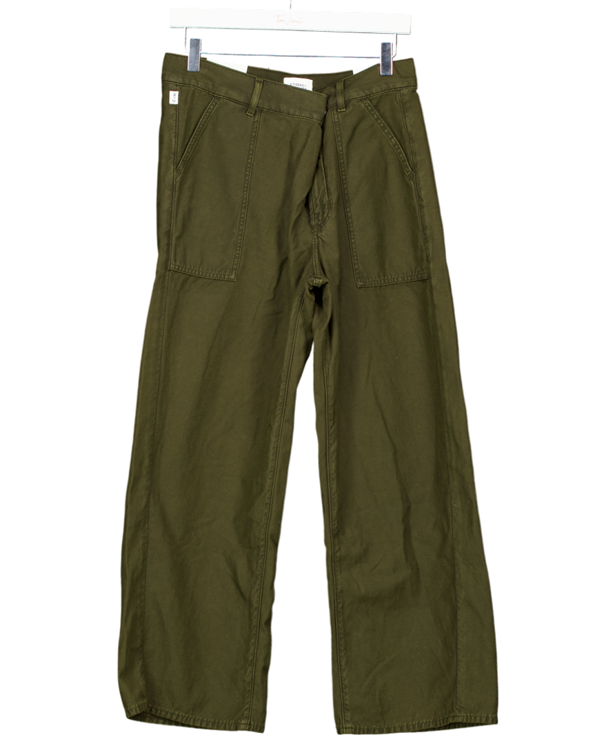 Citizens of Humanity Ines Crop Utility Trouser - Moss Green W24