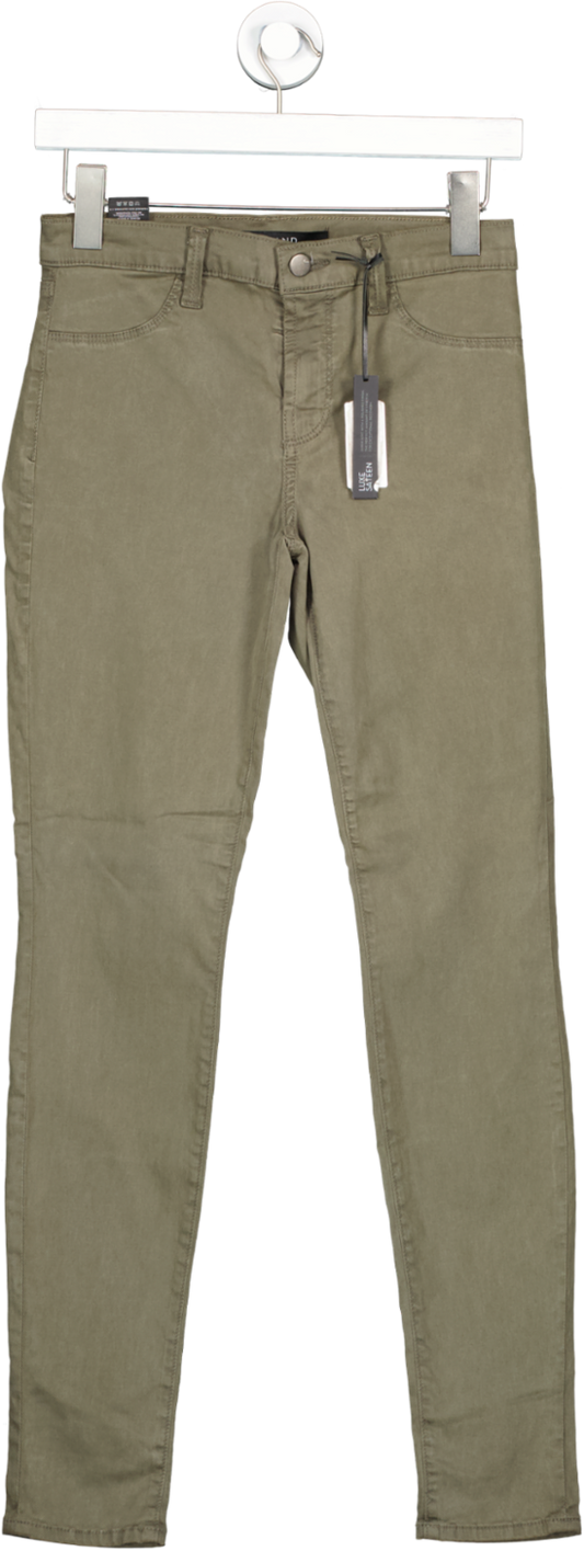 J Brand Pale Khaki Green 485 Skinny Mid Rise Jeans BNWT  W27