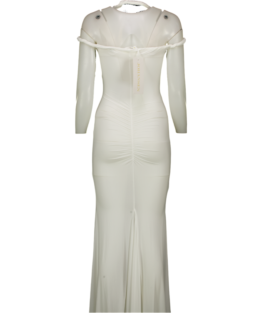 JOHANSEN White Elora Dress UK XS