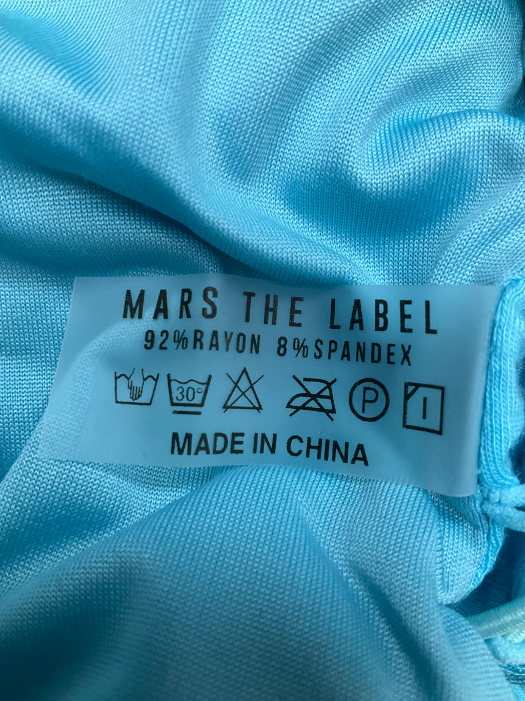 Mars the Label Blue Lace Up Maxi Dress UK 6