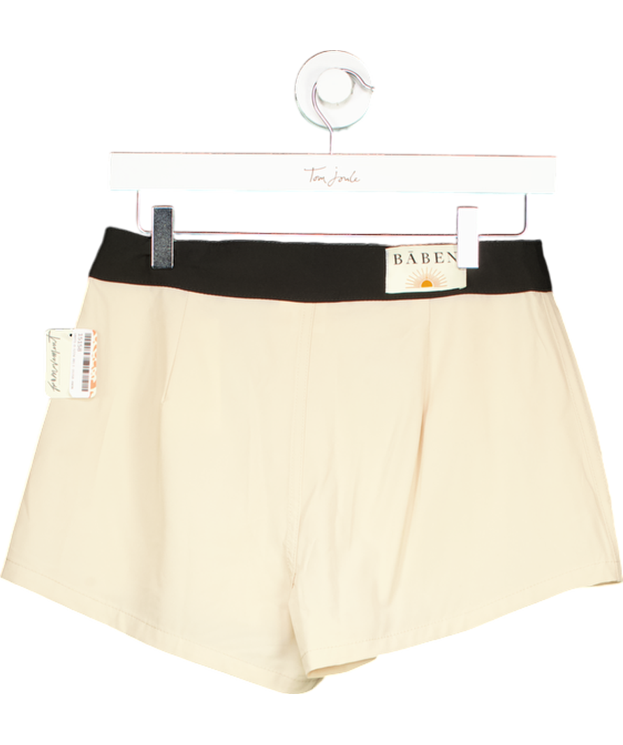 Free People Beige Baben James Board Shorts UK M