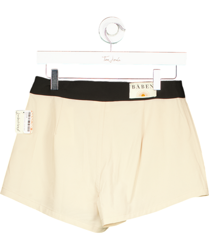 Free People Beige Baben James Board Shorts UK M