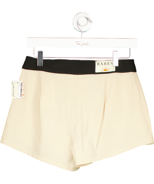 Free People Beige Baben James Board Shorts UK M