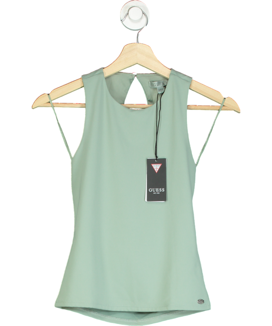 Guess Green Cut Out Top UK XS