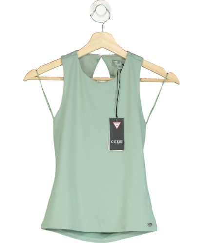 Guess Green Cut Out Top UK XS