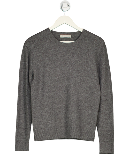 EVERLANE Grey The Boxy Crew Sweater In Cashmere UK S