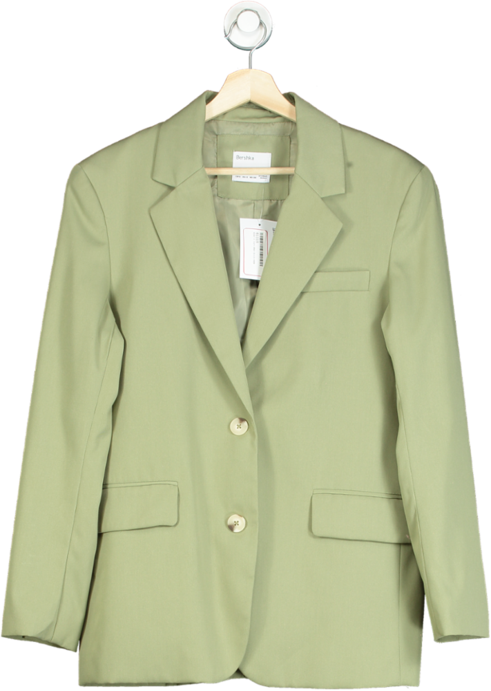 Bershka Green Blazer UK S