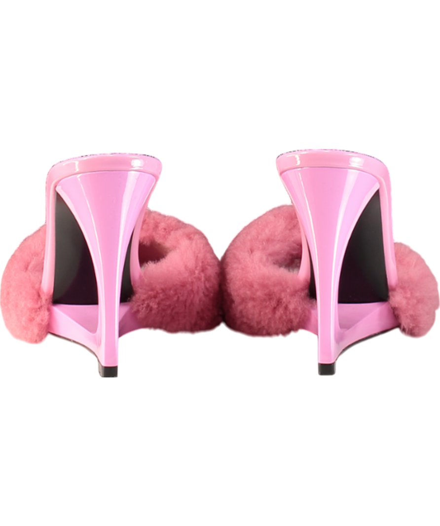 Les Petits Joueurs Pink Lola Mule Teddy UK 5 EU 38 👠