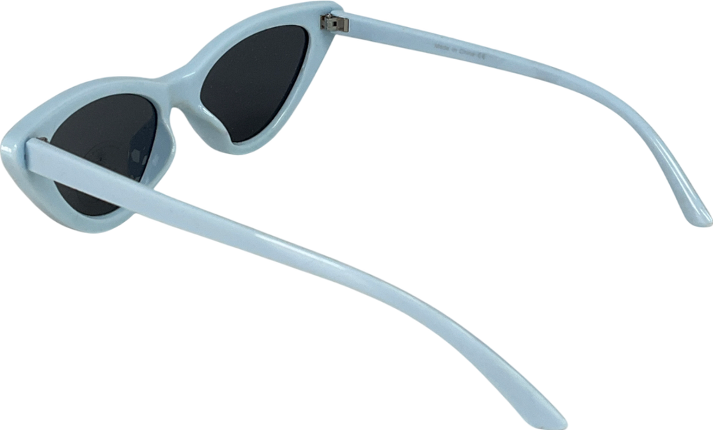 Baby Blue Lens Retro Cat Eye Sunglasses