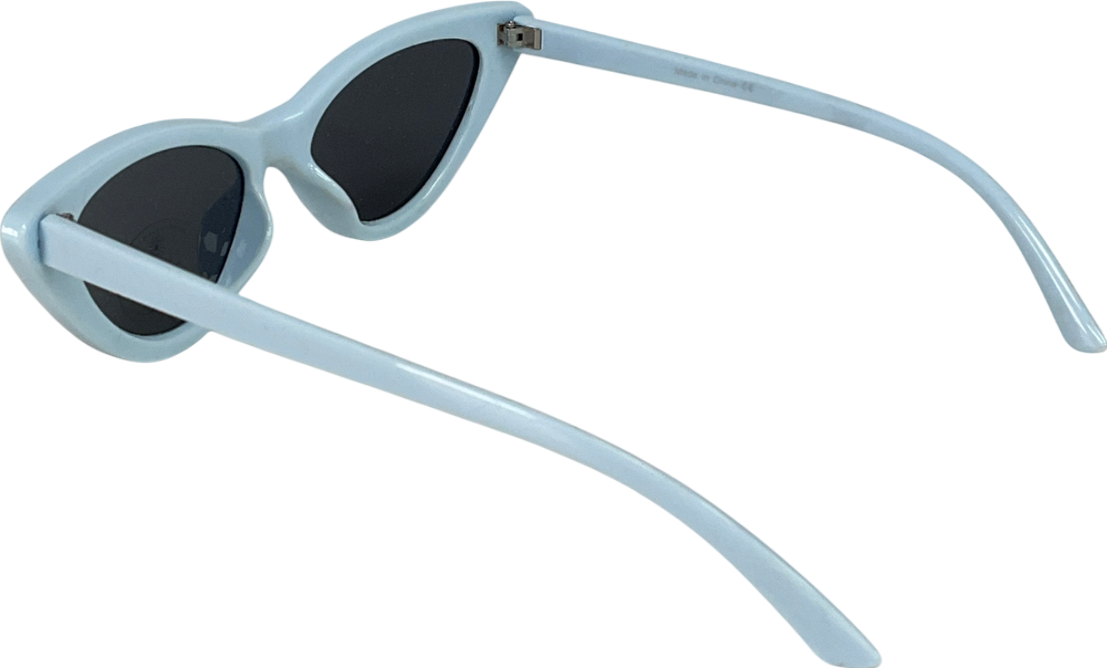 Baby Blue Lens Retro Cat Eye Sunglasses
