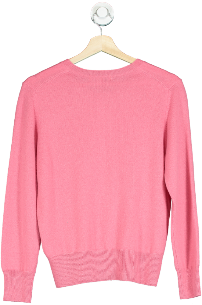 Autograph Pink Pure Cashmere Cardigan UK 10