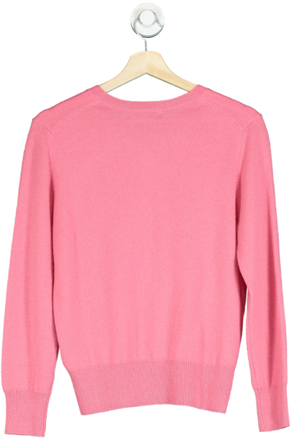 Autograph Pink Pure Cashmere Cardigan UK 10