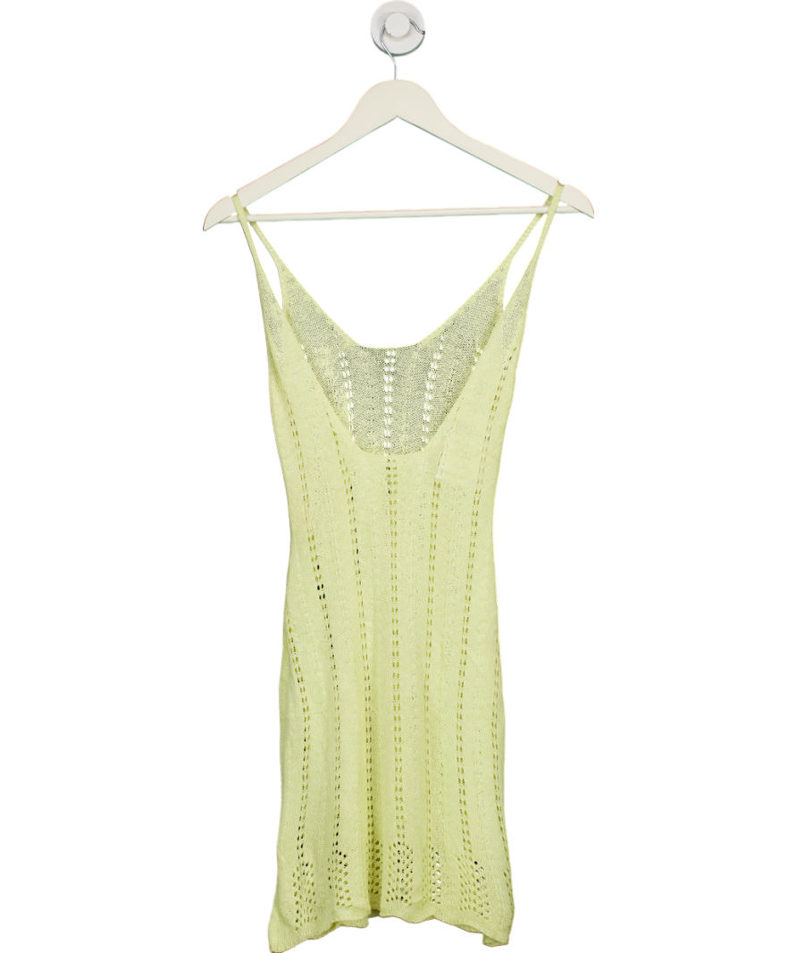 Flook The Label Yellow 100% Rayon Mini Dress UK XS