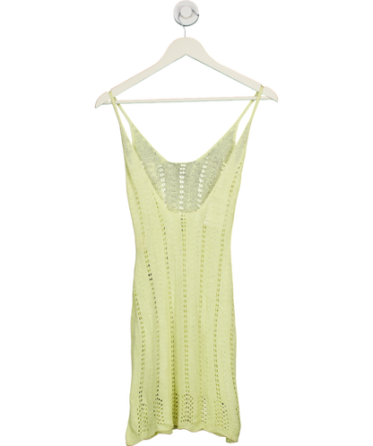 Flook The Label Yellow 100% Rayon Mini Dress UK XS