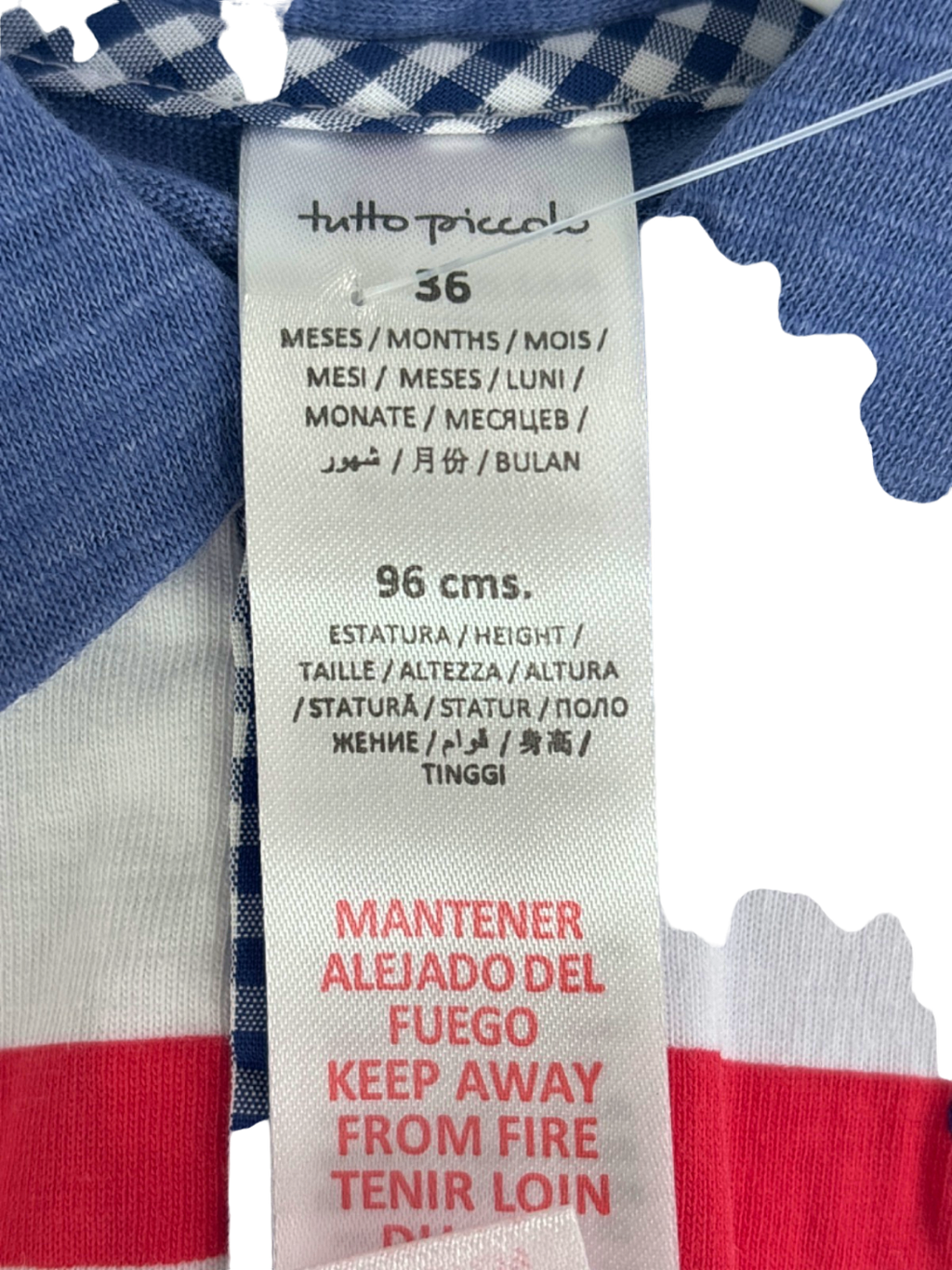 Tutto Piccolo Navy Blue 2 Pieces Set (Shirt & Shorts) UK Size 3 Years