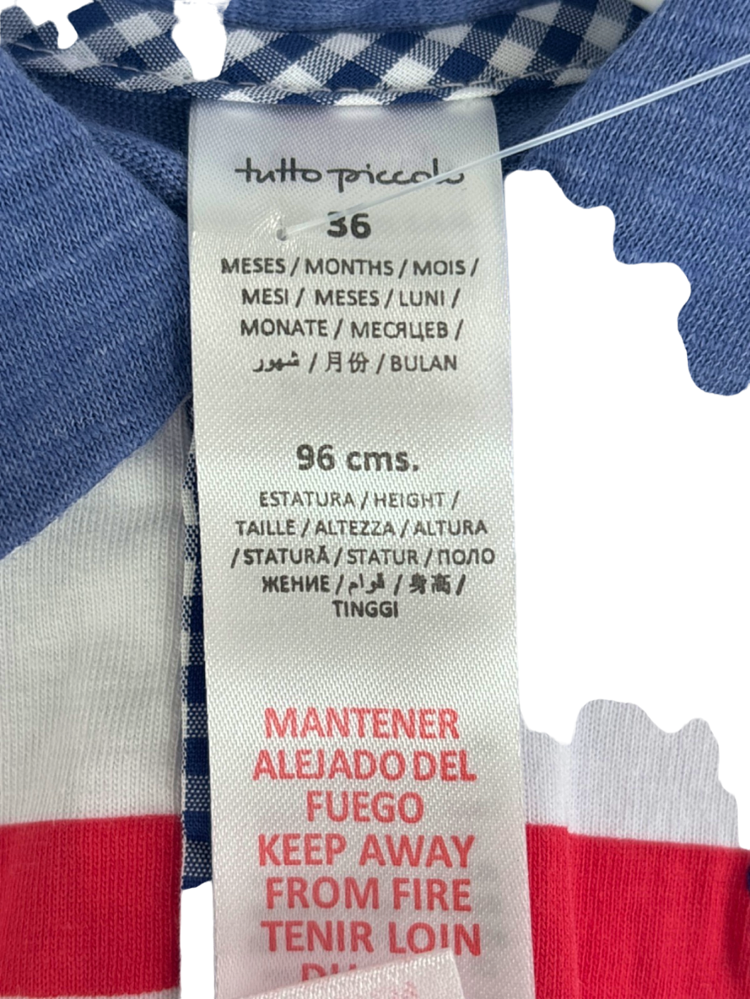 Tutto Piccolo Navy Blue 2 Pieces Set (Shirt & Shorts) UK Size 3 Years