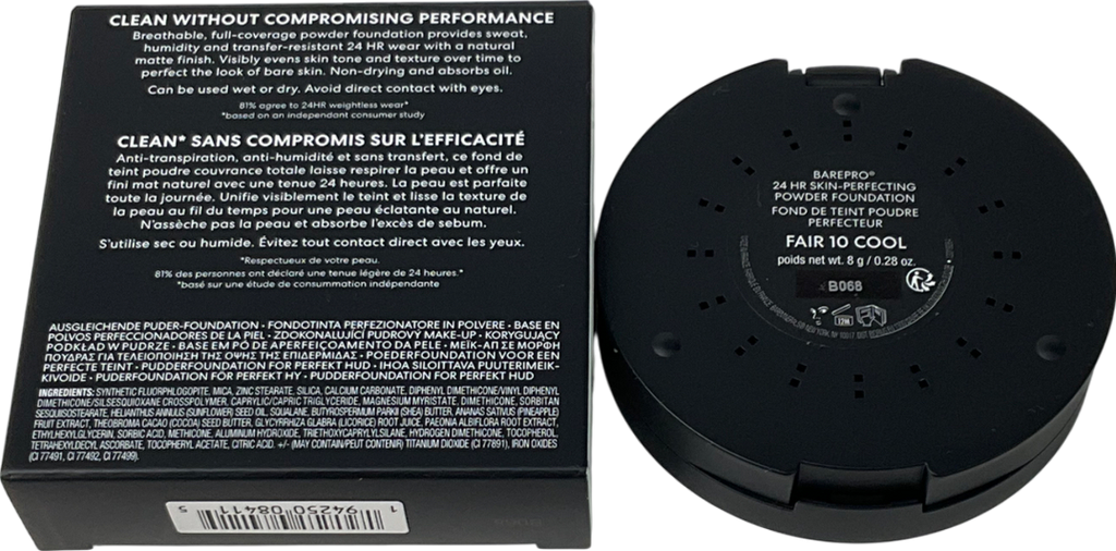 bareMinerals Barepro 24hr Skin-perfecting Powder Foundation Fair 10 8g