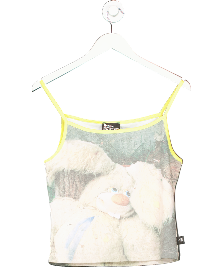 basic pleasure mode Multicoloured Dead Ted Cami Ringer Top UK L