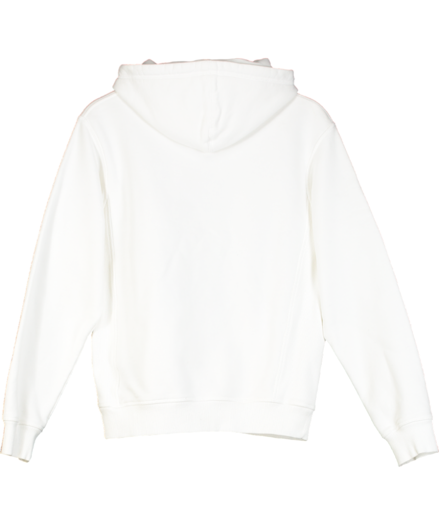 Dior White Jojo's Patch And Embroidery Logo Hoodie UK XS