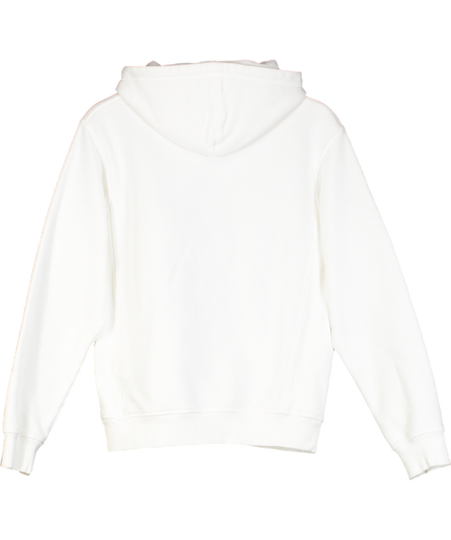 Dior White Jojo's Patch And Embroidery Logo Hoodie UK XS
