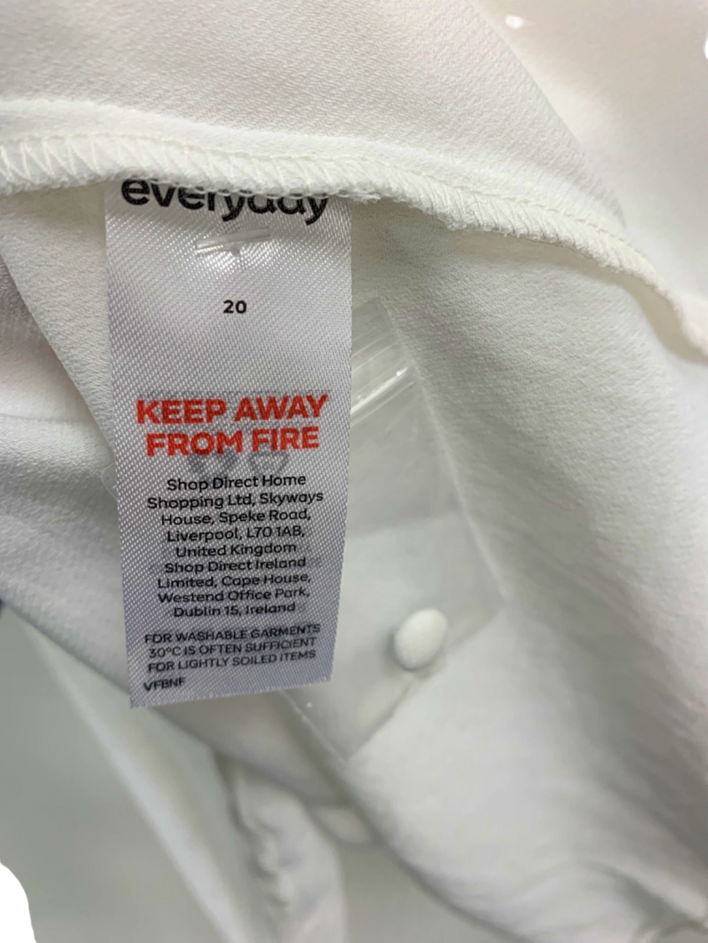 Everyday White Textured Blouse UK 20